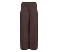 Stoffhose ICHI "Casual IHKATE", Damen, Gr. XL, N-Gr, braun (chocolate torte), Obermaterial: 74% Polyester PES. 22% Viskose CV. 4% Elasthan EL., Hosen Stoffhose (53262853-XL) chocolate torte
