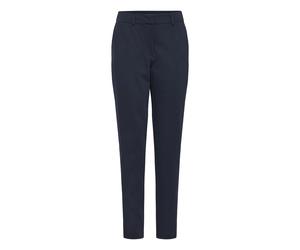 Stoffhose ICHI "Casual IHKATE", Damen, Gr. XL, N-Gr, schwarz (total eclipse), Obermaterial: 74% Polyester PES. 22% Viskose CV. 4% Elasthan EL., Hosen Stoffhose (18190550-XL) total eclipse