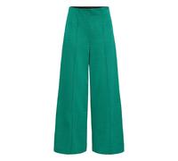 Stoffhose ICHI "Damen Casual Hose IHKATE", Damen, Gr. L, N-Gr, grün (cadmium grün), Obermaterial: 70% Polyester PES. 28% Viskose CV. 2% Elasthan EL., Hosen Stoffhose (42856148-L) cadmium grün