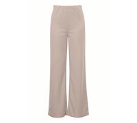 Stoffhose ICHI "Damen Casual Hose IHKATINE", Damen, Gr. M, N-Gr, braun (fungi), Obermaterial: 95% Polyester PES. 5% Elasthan EL., Hosen Stoffhose (37114160-M) fungi