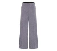 Stoffhose ICHI "Damen Freizeithose IHKATE", Damen, Gr. M, N-Gr, blau (patriot blau herringbone), Obermaterial: 73% Polyester PES. 25% Viskose CV. 2% Elasthan EL., Hosen Stoffhose (25678624-M) patriot 