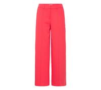 Stoffhose ICHI "Damen Freizeithose IHKATE", Damen, Gr. XS, N-Gr, pink (geranium), Obermaterial: 74% Polyester PES. 22% Viskose CV. 4% Elasthan EL., Hosen Stoffhose (75584569-XS) geranium