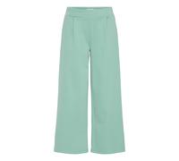Stoffhose ICHI "Freizeithose IHKATE", Damen, Gr. L, N-Gr, grün (beryl grün), Obermaterial: 74% Polyester PES. 22% Viskose CV. 4% Elasthan EL., Hosen Stoffhose (21871900-L) beryl grün