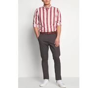 Stoffhose INDICODE "Gower", Herren, Gr. 32, Länge 32, grau (dk grau), Web, Obermaterial: 98% Baumwolle, 2% Elasthan, unifarben, schmal normal, Hosen Stoffhose, Baumwollmischung, regular fit (25154761-