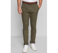 Stoffhose INDICODE "Gower", Herren, Gr. 34, Länge 32, grün (army), Web, Obermaterial: 98% Baumwolle, 2% Elasthan, unifarben, schmal normal, Hosen Stoffhose, Baumwollmischung, regular fit (97065925-34)