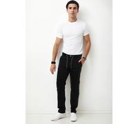 Stoffhose INDICODE "Inboris", Herren, Gr. Größe XXXL - Gr. 3XL, Normalgrößen, schwarz, 55% Leinen, 45% Baumwolle, Hosen Stoffhose, mit innen liegendem Kordelzug (45380247-XXXL) schwarz