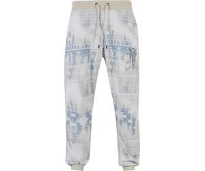 Stoffhose JUST RHYSE "Just Rhyse Herren Just Rhyse Pocosol Sweatpants", Herren, Gr. 3XL, US-Größen, bergy bits, salt grau, 100% Polyester, normal, Hosen Stoffhose (44038642-XXXL) bergy bits, salt grau