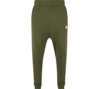 Stoffhose JUST RHYSE "Just Rhyse Herren Rainrock Sweat Pants", Herren, Gr. S, US-Größen, olive, 70% Baumwolle, 30% Polyester, slim fit, Hosen Stoffhose (39080735-S) olive