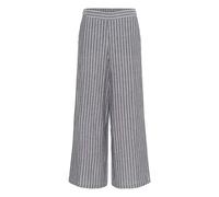 Stoffhose KAFFE "Casual Hose BPmalena", Damen, Gr. 36, N-Gr, schwarz (schwarz melange, weiß stripe), Obermaterial: 100% Baumwolle CO., Hosen Stoffhose (94670744-36) schwarz melange, weiß stripe