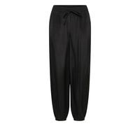 Stoffhose KAFFE "Casual Hose KAbella", Damen, Gr. 42, N-Gr, schwarz (schwarz deep), Obermaterial: 50% Viskose LENZING ECOVERO CV LenzEcov. 50% Viskose CV., Hosen Stoffhose (21067915-42) schwarz deep