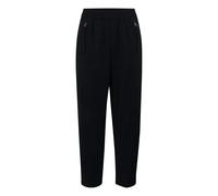 Stoffhose KAFFE "Casual Hose KAsonja", Damen, Gr. 44, N-Gr, schwarz (schwarz deep), Obermaterial: 92% Viskose CV. 8% Polyester PES., Hosen Stoffhose (69260207-44) schwarz deep