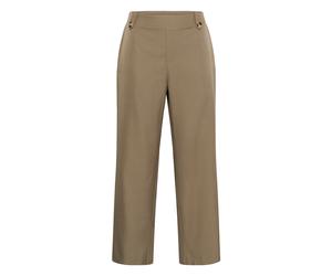 Stoffhose KAFFE CURVE "Casual Hose KCvictoria", Damen, Gr. 50, N-Gr, blau (brindle cc.), Obermaterial: 95% Polyester PES. 5% Elasthan EL., Hosen Stoffhose (64111553-50) brindle cc.