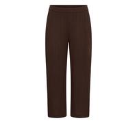 Stoffhose KAFFE CURVE "Damen Casual Hose KCdacina", Damen, Gr. 54, N-Gr, braun (coffee bean), Obermaterial: 100% Viskose LENZING ECOVERO CV LenzEcov., Hosen Stoffhose (13792625-54) coffee bean