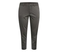 KAFFE CURVE Casual Hose KCleana Damen Hose Slim Fit Große Größen Casual Chino Stoffhose Dark Shadow 46