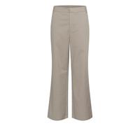 Stoffhose KAFFE "Damen Casual Hose KAloraine", Damen, Gr. 38, N-Gr, grau (elephant skin), Obermaterial: 55% Baumwolle CO. 42% Polyamid PA. 3% Elasthan EL., Hosen Stoffhose (30824457-38) elephant skin