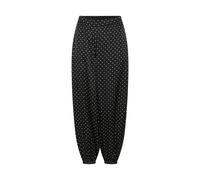 Stoffhose KAFFE "Damen Casual Hose KAmissy", Damen, Gr. 42, N-Gr, schwarz (schwarz with weiß dot), Obermaterial: 100% Polyester Pol. recyc.., Hosen Stoffhose (41228348-42) schwarz with weiß dot