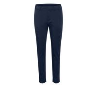 KAFFE Casual Hose Kalea Damen Chino Hose Elegant Klassische Stoffhose Midnight Marine 44