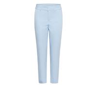 Stoffhose KAFFE "Freizeithose KAlea", Damen, Gr. 44, N-Gr, blau (nantucket breeze), Obermaterial: 38% Polyester PES. 30% Baumwolle CO. 30% Viskose CV. 2% Elasthan EL., Hosen Stoffhose (34385519-44) na