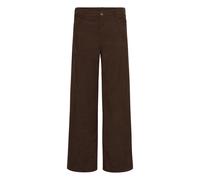 Stoffhose KAFFE "Hose KAvera", Damen, Gr. 36, N-Gr, braun (chocolate braun cc), Obermaterial: 90% Polyester PES. 8% Polyamid PA. 2% Elasthan EL., Hosen Stoffhose (86154027-36) chocolate braun cc