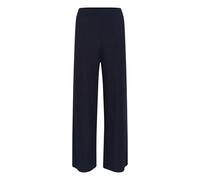 Stoffhose KAFFE "Strickhose KAedith", Damen, Gr. S, N-Gr, blau (midnight marine), Obermaterial: 55% Baumwolle CO. 45% Polyester PES., Hosen Stoffhose (47847036-S) midnight marine