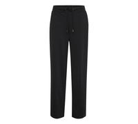 Stoffhose KAFFE "Strickhose KAjenny", Damen, Gr. M, N-Gr, schwarz (schwarz deep), Obermaterial: 76% Polyester Pol. recyc.. 20% Viskose CV. 4% Elasthan EL., Hosen Stoffhose (81172813-M) schwarz deep