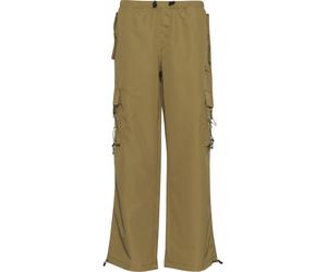 Stoffhose KARL KANI "Karl Kani Damen", Damen, Gr. M, US-Größen, braun (olive), 100% Baumwolle, relaxed fit, Hosen Stoffhose (54015514-M) olive