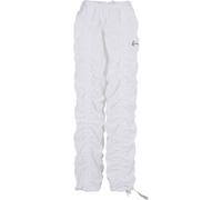 Stoffhose KARL KANI "Karl Kani Damen Small Signature Gathering Parachute Pants", Damen, Gr. S, US-Größen, weiß, 100% Polyamid, oversize, Hosen Stoffhose (67979418-S) weiß