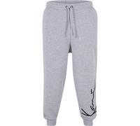 Stoffhose KARL KANI "Karl Kani Herren KK Signature Retro Sweatpants", Herren, Gr. XS, US-Größen, grau, schwarz, 80% Baumwolle, 20% Polyester, normal, Hosen Stoffhose (19932403-XS) grau, schwarz