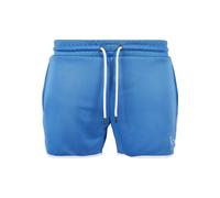 Stoffhose KARL KANI "Karl Kani Herren KM222-007-1 Small Signature Trackshorts", Herren, Gr. XL, US-Größen, blau, 100% Polyester, skinny fit, Hosen Stoffhose (36109362-XL) blau