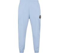Stoffhose KARL KANI "Karl Kani Herren KM241-046-1 Karl Kani OG Trackpants", Herren, Gr. XS, US-Größen, blau (light blau), 100% Polyamid, unifarben, normal, Hosen Stoffhose (97348334-XS) light blau