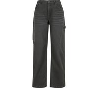 Stoffhose KARL KANI "Karl Kani Karl Kani OG Baggy Workwear Pants", Damen, Gr. M, US-Größen, anthrazit, 98% Baumwolle, 2% Elasthan, unifarben, loose fit, Hosen Stoffhose (12185244-M) anthrazit