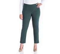 Stoffhose KJBRAND "Susie XS Ankle Bengaline", Damen, Gr. 42, N-Gr, tanne, Web, Obermaterial: 80% Viskose, 17% Polyamid, 3% Elasthan, skinny fit knöchellang, Hosen Stoffhose, Sommerhose mit Schlupfbund