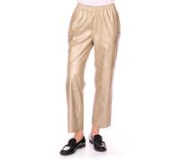 Stoffhose LE TEMPS DES CERISES "ANDREE", Damen, Gr. XL, EURO-Größen, braun (hellbraun), 66% Polyurethan, 34% Viskose, Hosen Stoffhose, mit elastischem Bund (71311917-XL) hellbraun