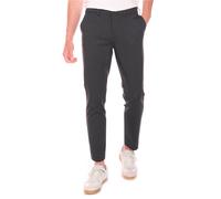 Stoffhose LE TEMPS DES CERISES "LOTI", Herren, Gr. XL, EURO-Größen, grau (dunkelgrau), 55% Polyester, 41% Viskose, 4% Elasthan, unifarben, Hosen Stoffhose, mit modischem Design (44361418-XL) dunkelgra