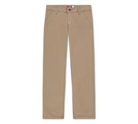 Stoffhose LEVI'S KIDS "LVB XX CHINO RELASTHANEXED STRAIGHT", Jungen, Gr. 10 (140), N-Gr, beige (cartouche), Web, Obermaterial: 98% Baumwolle, 2% Elasthan, unifarben, normal lang, Hosen Stoffhose, for