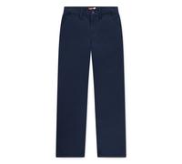 Stoffhose LEVI'S KIDS "LVB XX CHINO RELASTHANEXED STRAIGHT", Jungen, Gr. 10 (140), N-Gr, blau (marineblaus), Web, Obermaterial: 98% Baumwolle, 2% Elasthan, unifarben, normal lang, Hosen Stoffhose, for