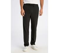 Stoffhose LINDBERGH "Freizeithose Relaxed Fit", Herren, Gr. 3XL, schwarz, Obermaterial: 65% Polyester, 31% Viskose, 4% Elasthan, meliert, relaxed fit, Hosen Stoffhose (89572020-XXXL) schwarz