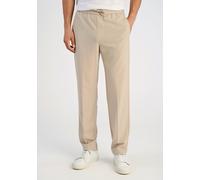 Stoffhose LINDBERGH "Freizeithose Relaxed Fit", Herren, Gr. XL, pale sand, Obermaterial: 65% Polyester, 31% Viskose, 4% Elasthan, relaxed fit, Hosen Stoffhose (44189724-XL) pale sand