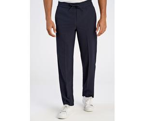 Stoffhose LINDBERGH "Freizeithose Relaxed Fit", Herren, Gr. XXL, blau (navy), Obermaterial: 65% Polyester, 31% Viskose, 4% Elasthan, meliert, relaxed fit, Hosen Stoffhose (24288736-XXL) navy