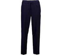 Stoffhose LINDBERGH, Herren, Gr. XL, N-Gr, blau (navy), Web, Obermaterial: 65% Polyester, 31% Viskose, 4% Elasthan, unifarben, casual, relaxed fit lang, Hosen, mit Kordelzug (21526819-XL) navy