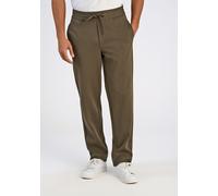 Lindbergh Relaxed Fit Hose dunkelgrün, Einfarbig