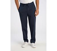 Stoffhose LINDBERGH "Lindbergh Stoffhose", Herren, Gr. M, blau (navy mix), Oberstoff: 75% Polyester, 22% Viskose, 3% Elasthan, relaxed fit, Hosen (21245068-M) navy mix