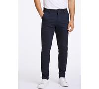 Stoffhose LINDBERGH "Stoffhose Slim Fit", Herren, Gr. L, blau (navy mix), Obermaterial: 75% Polyester, 22% Viskose, 3% Elasthan, slim fit, Hosen Stoffhose (27104932-L) navy mix