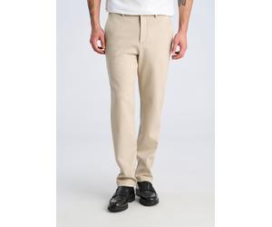 Stoffhose LINDBERGH "Stoffhose Slim Fit", Herren, Gr. M, pale sand, Obermaterial: 75% Polyester, 22% Viskose, 3% Elasthan; Futter: 100% Polyester, unifarben, slim fit, Hosen Stoffhose (50614200-M) pal