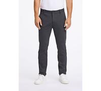 Stoffhose LINDBERGH "Stoffhose Slim Fit", Herren, Gr. XL, grau (dk grau mix), Obermaterial: 75% Polyester, 22% Viskose, 3% Elasthan; Futter: 65% Polyester, 35% Baumwolle, unifarben, slim fit, Hosen St