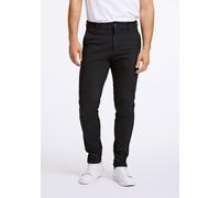 Stoffhose LINDBERGH "Stoffhose Slim Fit", Herren, Gr. XS, schwarz, Obermaterial: 75% Polyester, 22% Viskose, 3% Elasthan, slim fit, Hosen Stoffhose (85323549-XS) schwarz
