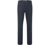 Stoffhose MAC "Arne", Herren, Gr. 32, Länge 34, grau (schwarz indigo), Web, Obermaterial: 97% Baumwolle, 3% Elasthan, unifarben, regular fit knöchellang, Hosen Stoffhose, im Five-Pocket Style (5610205