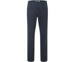 Stoffhose MAC "Arne", Herren, Gr. 33, Länge 32, schwarz indigo, Web, Obermaterial: 97% Baumwolle, 3% Elasthan, unifarben, regular fit knöchellang, Hosen Stoffhose, im Five-Pocket Style (11286107-33) s