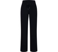 Stoffhose MAC "EASY WIDELEG", Damen, Gr. 48, Länge 30, schwarz, Web, Obermaterial: 77% Polyamid, 23% Elasthan, weit knöchellang, Hosen Stoffhose, sehr elastische Qualität, angenehmer Griff und hoher T