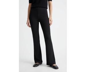 Stoffhose MAC "FLARE", Damen, Gr. 40, Länge 30, schwarz all diamonds, Jersey, Obermaterial: 65% Viskose, 30% Polyamid, 5% Elasthan, bedruckt, weit knöchellang, Hosen Stoffhose, Sommerhose mit Glitzers